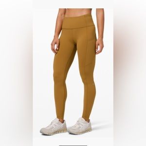 Lululemon FAST AND FREE HIGH-RISE TIGHT 28" Spiced Bronze SIZE 6